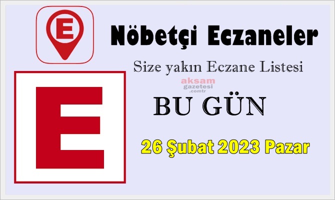 Nöbetçi Eczaneleri