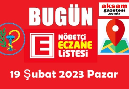 Bölgenizin Nöbetçi Eczaneler