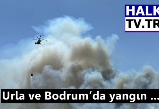 Urla ve Bodrum’da yangın