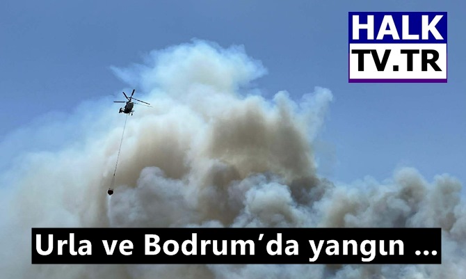 Urla ve Bodrum’da yangın