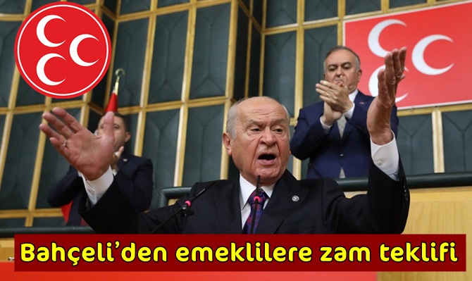 MHP Lideri Bahçeli’den emeklilere zam teklifi