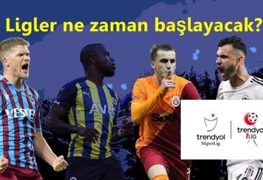2023-2024 Sezonu Trendyol Süper Lig ve Trendyol 1. Lig fikstür çekimler