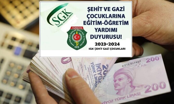 2023-2024 Eğitim öğretim yılında 2023 yılı SGK eğitim yardımı Zamlı olarak ödenecektir