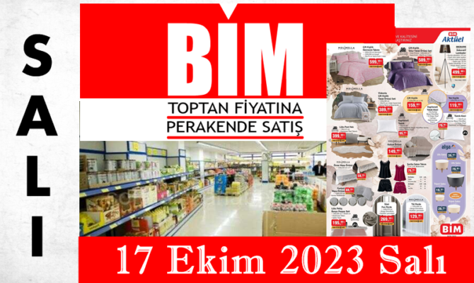 BİM 17 Ekim 2023 Salı aktüel Kataloğu Ürün Listesi